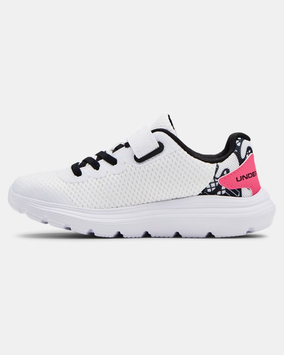 Girls' Pre-School UA Surge 2 AC Colorshift Running Shoes, White, pdpMainDesktop image number 1